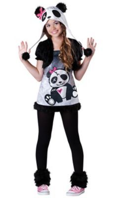 Panda Bear Girl Costume