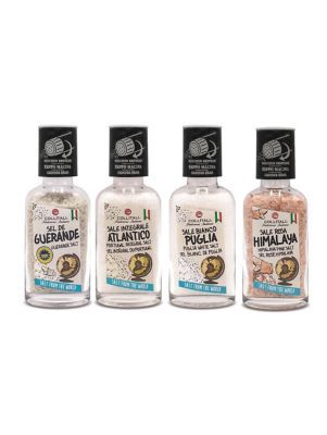 Salt Of The World Guerande, Portugal, Puglia & Himalayan Assortment (4 Pack)