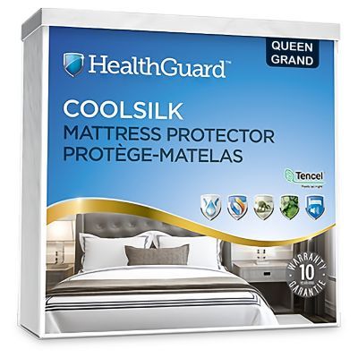 Coolsilk 5 Sided Tencel Jersey Waterproof Mattress Protector Queen