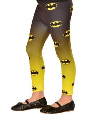 Batgirl Children's Leggings Girls Halloween Accessory- 6+