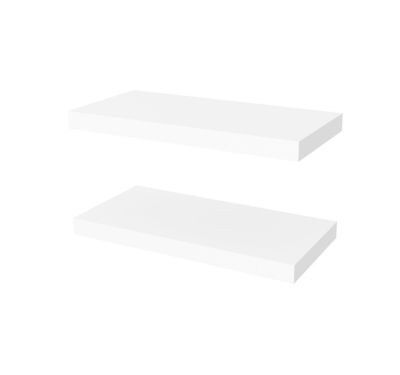 Universel 2-piece Set Including 12" X 24" High Quality Floating Shelves