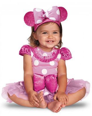 Pink Minnie Baby Girl Costume