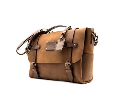 Leather Messenger in Heritage Brown Mod 161