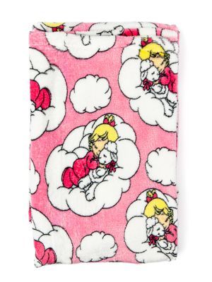 Pink Baby Girl Cloud Stroller Blanket