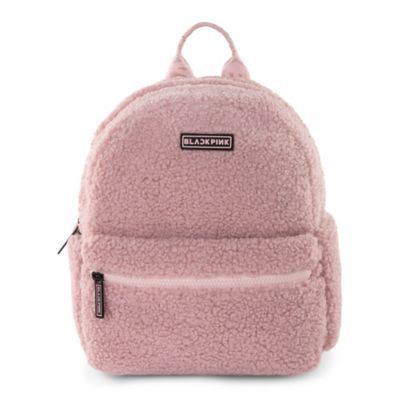 Soft Whisper Sherpa Fleece Backpack With A Top Zippered Opening