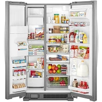 Whirlpool WRS321SDHZ 21 cu.ft. Side by Side Refrigerator | Electronic Express