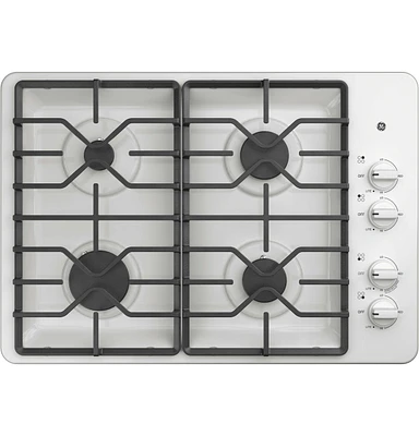 GE JGP3030DLWW 30 Inch 4 Burner Gas Cooktop | Electronic Express