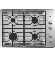 GE JGP3030SLSS 30 Inch 4 Burner Gas Cooktop | Electronic Express