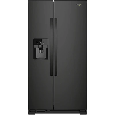 Whirlpool WRS325SDHB 25 Cu.Ft. Side by Side Refrigerator | Electronic Express