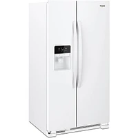 Whirlpool WRS325SDHW 25 Cu.Ft. Side by Side Refrigerator | Electronic Express