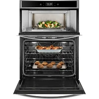 Whirlpool WOC75EC0HS 30 inch Combination Wall Oven | Electronic Express