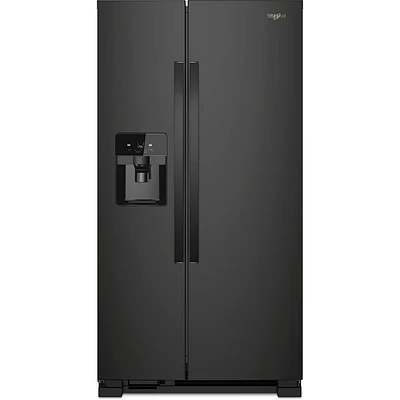 Whirlpool WRS321SDHB 21 cu.ft. Side by Side Refrigerator | Electronic Express