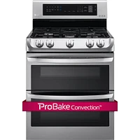 LG LDG4313ST 6.9 cu. ft. Double Oven Gas Range | Electronic Express