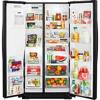 Whirlpool WRS588FIHB 28 cu.ft. Side-by-Side Refrigerator | Electronic Express