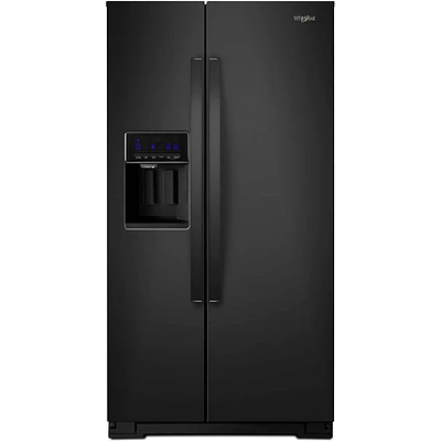 Whirlpool WRS588FIHB 28 cu.ft. Side-by-Side Refrigerator | Electronic Express