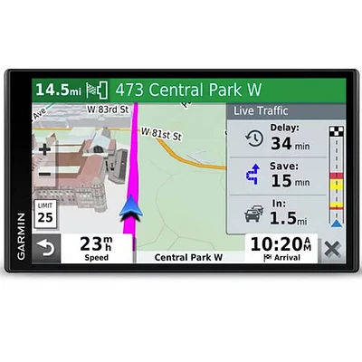 Garmin  010-02038-02 DriveSmart 65 6.96 inch Traffic Car Mount GPS System | Electronic Express