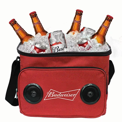 Budweiser Bluetooth Speaker Cooler Bag | Electronic Express