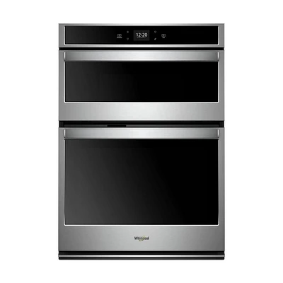 Whirlpool WOC54EC0HS 30 inch Stainless Single Combination Smart Wall Oven | Electronic Express