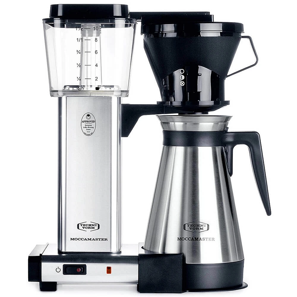 Moccamaster KBT Coffee Maker - Polished Silver | Electronic Express