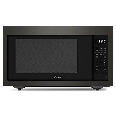 Whirlpool WMC30516HV 1.6 Cu.Ft. Black Stainless Countertop Microwave | Electronic Express