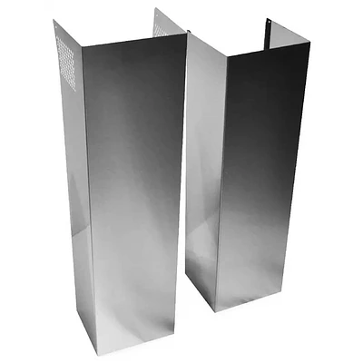 Whirlpool EXTKIT25FS Stainless Steel Wall Hood Chimney Extension Kit | Electronic Express