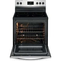 Frigidaire 5.3 cu. ft. Stainless Electric Range with Manual Clean | Electronic Express