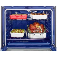 5.8 cu.ft. Stainless Gas Convection Smart Range with AirFry | Electronic Express