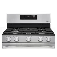 5.8 cu.ft. Stainless Gas Convection Smart Range with AirFry | Electronic Express