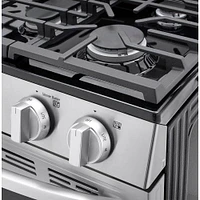 5.8 cu.ft. Stainless Gas Convection Smart Range with AirFry | Electronic Express