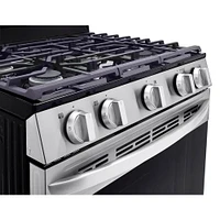 5.8 cu.ft. Stainless Gas Convection Smart Range with AirFry | Electronic Express