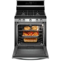 Whirlpool WFG975H0HZ 5.8 Cu.Ft. Stainless Smart Gas Range | Electronic Express