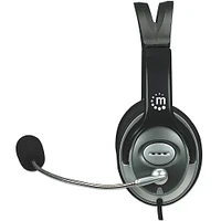 manhattan 175555 Classic Stereo Headset | Electronic Express