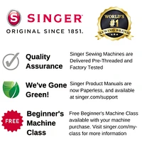 Singer M1500 Sewing Machine | Electronic Express