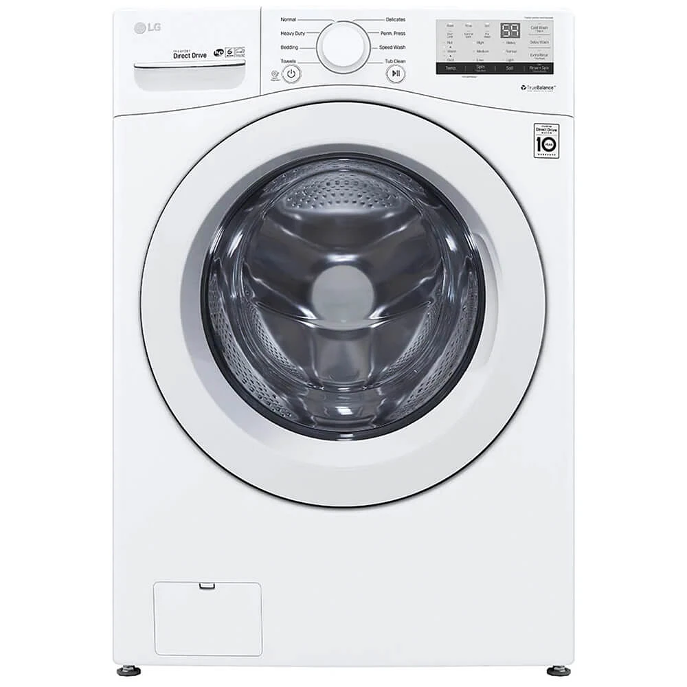 LG WM3400CW 4.5 Cu.Ft. White Electric Front Load Washer | Electronic Express