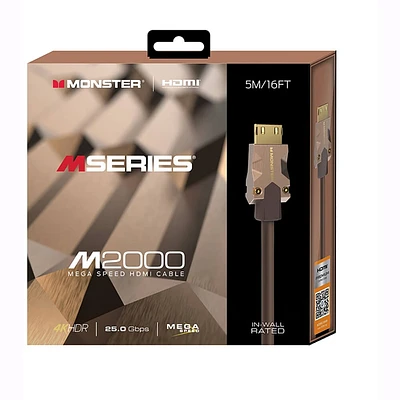 M2000 Series Ultra-High Speed (25.0 Gbps) 16FT. 4K HDMI Cable | Electronic Express
