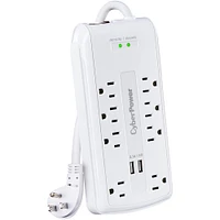 CyberPower P806U Home Office Surge-Protector - 8 Outlets | Electronic Express