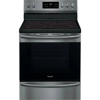 Frigidaire GCRE3038AD 5.4 Cu.Ft. Stainless Electric Convection Range with Steam Clean | Electronic Express