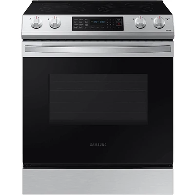 6.3 cu. ft. Front Control Slide-In Electric Range with Convection & Wi-Fi | Electronic Express