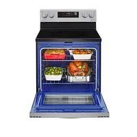 LG 6.3 cu ft. Smart Wi-Fi Enabled Electric Range with EasyClean® | Electronic Express