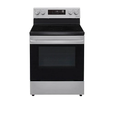 LG 6.3 cu ft. Smart Wi-Fi Enabled Electric Range with EasyClean® | Electronic Express