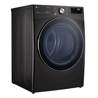 LG Ultra Large Capacity Black Front Load Dryer | Electronic Express