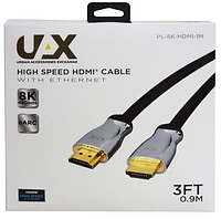 3ft 8K HDMI Cable | Electronic Express