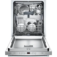 Bosch 24 inch 100 Series Stainless Steel Built-In Dishwasher | Electronic Express