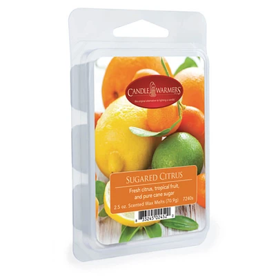 Candle Warmers Sugared Citrus Wax Melts, 2.5 Oz, 6 Pack  | Electronic Express