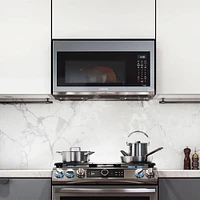 Samsung 1.7 cu. ft. Stainless Steel Over The Range Convection Microwave | Electronic Express