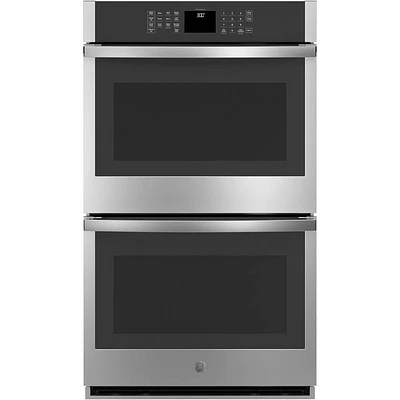 GE 30 inch Stainless Smart Built-in Self-Clean Double Wall Oven | Electronic Express
