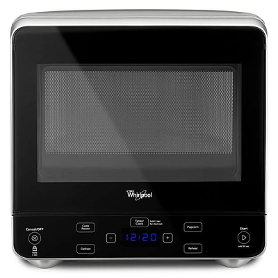 Whirlpool 0.5 Cu. Ft. Silver Countertop Microwave with Add 30 Seconds Option | Electronic Express