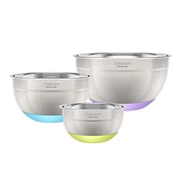 Cuisinart 3-Piece Mixing Bowl Set - Stainless Steel  | Electronic Express