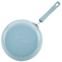 Rachael Ray 19-Piece Nonstick Cookware Set with Containers - Sky Blue | Electronic Express