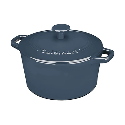 Cuisinart 3 Quart Cast Iron Round Covered Casserole